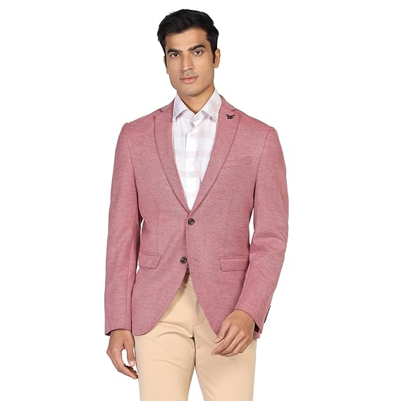 blackberrys Mens Textured Red Blazer