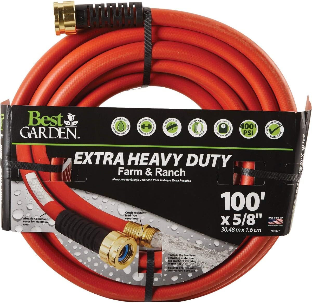 Swan Products LLC CDBSGHW58100 5/8X100' Farm&Ranch Hose