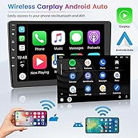 Vista 4 de [2+64 GB] Hikity para Honda Civic 2013-2017 Android estéreo de coche con Apple Carplay Android Auto, pantalla táctil de 9 pulgadas, radio de coche