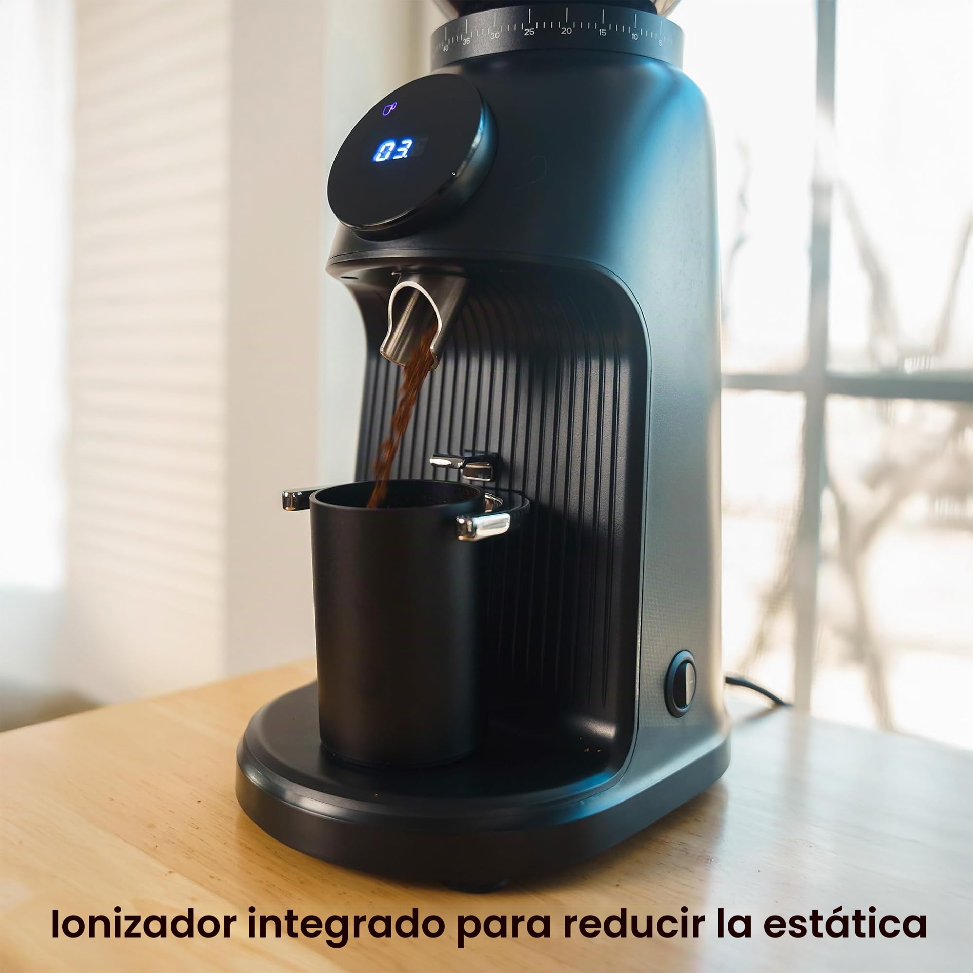 MiiCoffee Molinillo de café GF64 (negro)