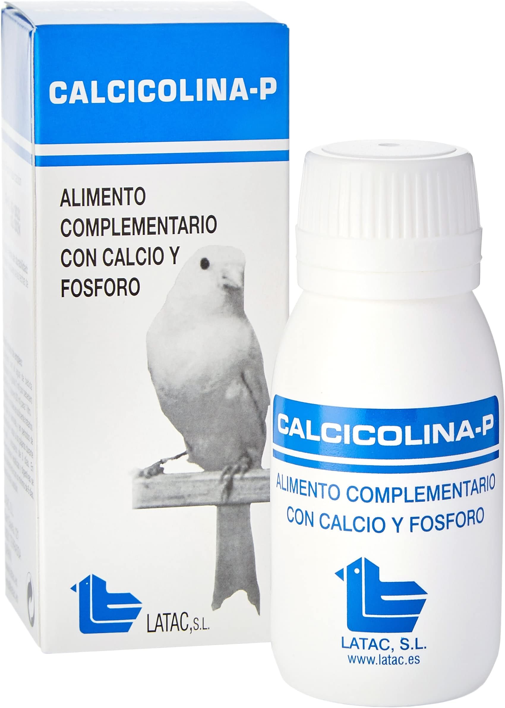 Calcicolina-P 50ml, (enriched with calcium and phosphorus). For Cage-Birds