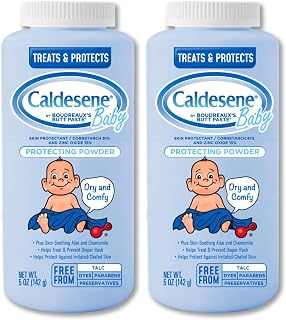 Baby Cornstarch Powder with Zinc Oxide, 5 oz (Pack of 2)