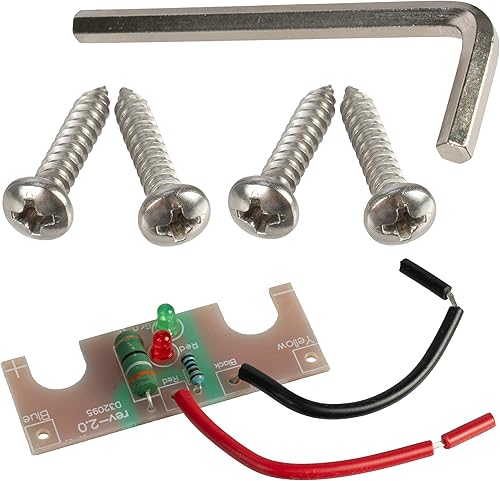 Vista 28 de Belva - Capacitor / tapa de potencia para el audio del auto de 1,0 faradio con visor rojo. BB1D