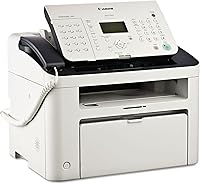 Vista 1 de Canon FAXPHONE L100 - Fax láser monocromático con copiadora, alimentador automático de documentos de 30 hojas, garantía limitada de 1 año, 19 PPM