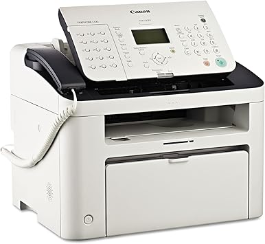 Canon FAXPHONE L100 - Monochrome Laser Fax with Copier, 30 Sheet Auto Document Feeder, 19 PPM, White
