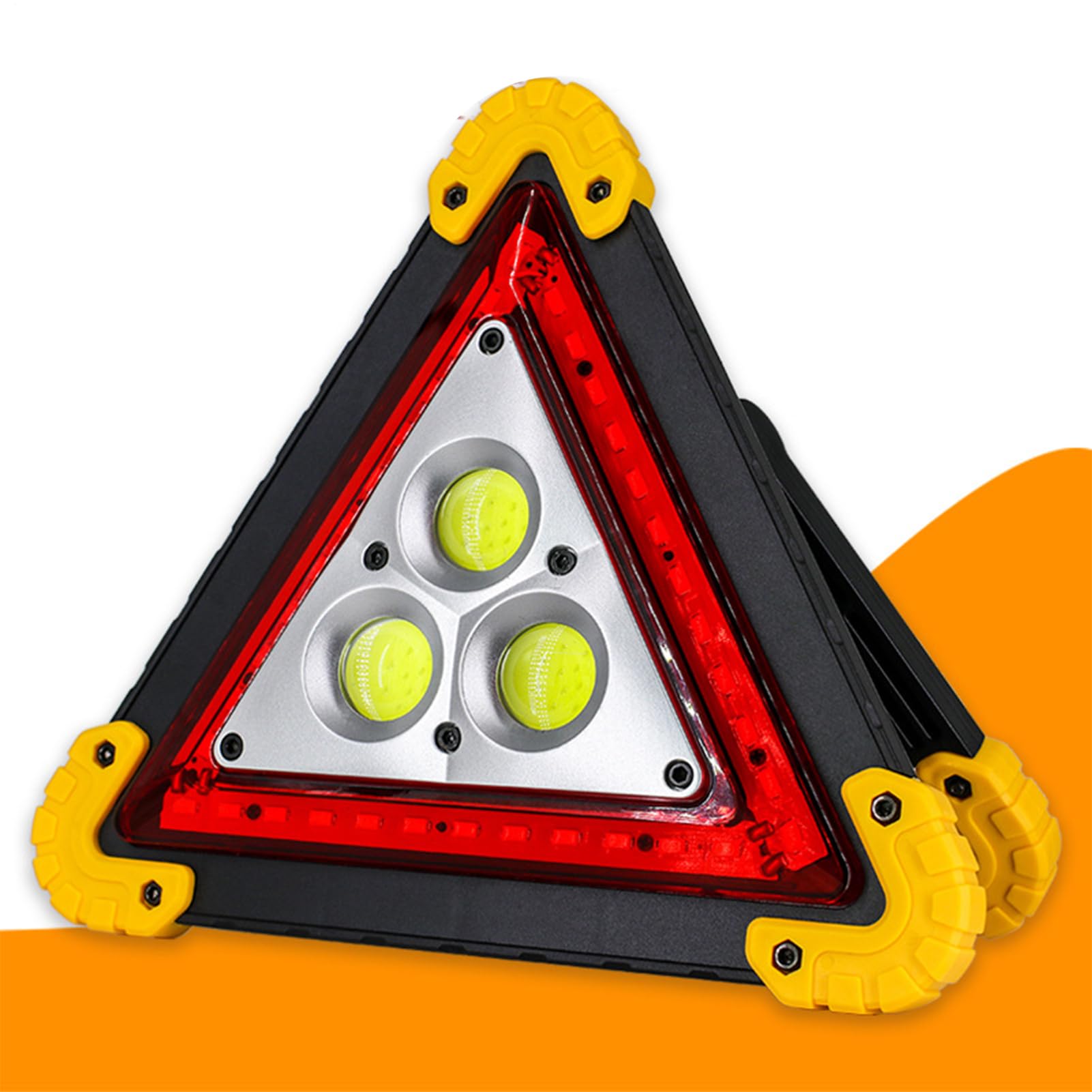 Générique Balise V16 LED 30W pour Véhicule | Signalisation d'urgence Homologuée DGT | À Charge Rapide, Pliable et Étanche pour Panne, Camping et Chantier