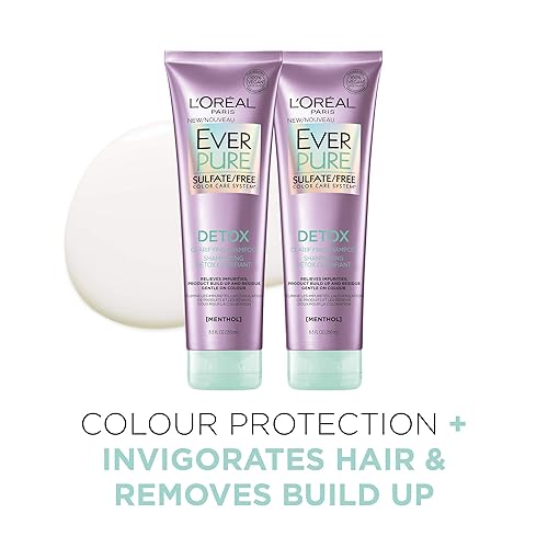 Miniatura 2 de L'Oreal Paris EverPure Scalp Care + Detox Champú sin sulfato para cabello teñido anticaspa, vigoriza el cuero cabelludo y elimina el exceso de