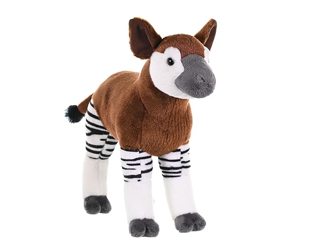 Wild Republic Okapi Plush, Stuffed Animal, Plush Toy, Gifts for Kids, Cuddlekins 12 Inches
