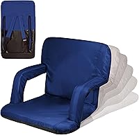 Vista 1 de ONIVA de Picnic Time, Ventura - Silla reclinable para estadio, azul marino, 38 x 20 x 4