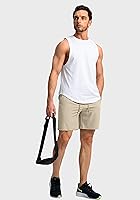 Vista 6 de Men's Running Shorts with Zipper Pockets 7 Inch Lightweight Quick Dry Gym Workout Athletic Shorts for Men