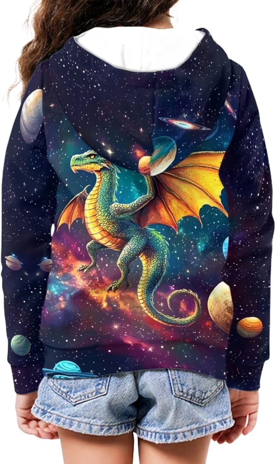 WELLFLYHOM Boys Zip Hoodie 6-16 Graphic Sweatshirt Long Sleeve Sweater Kangaroo Pocket Sweatshirt Tops - Image 4