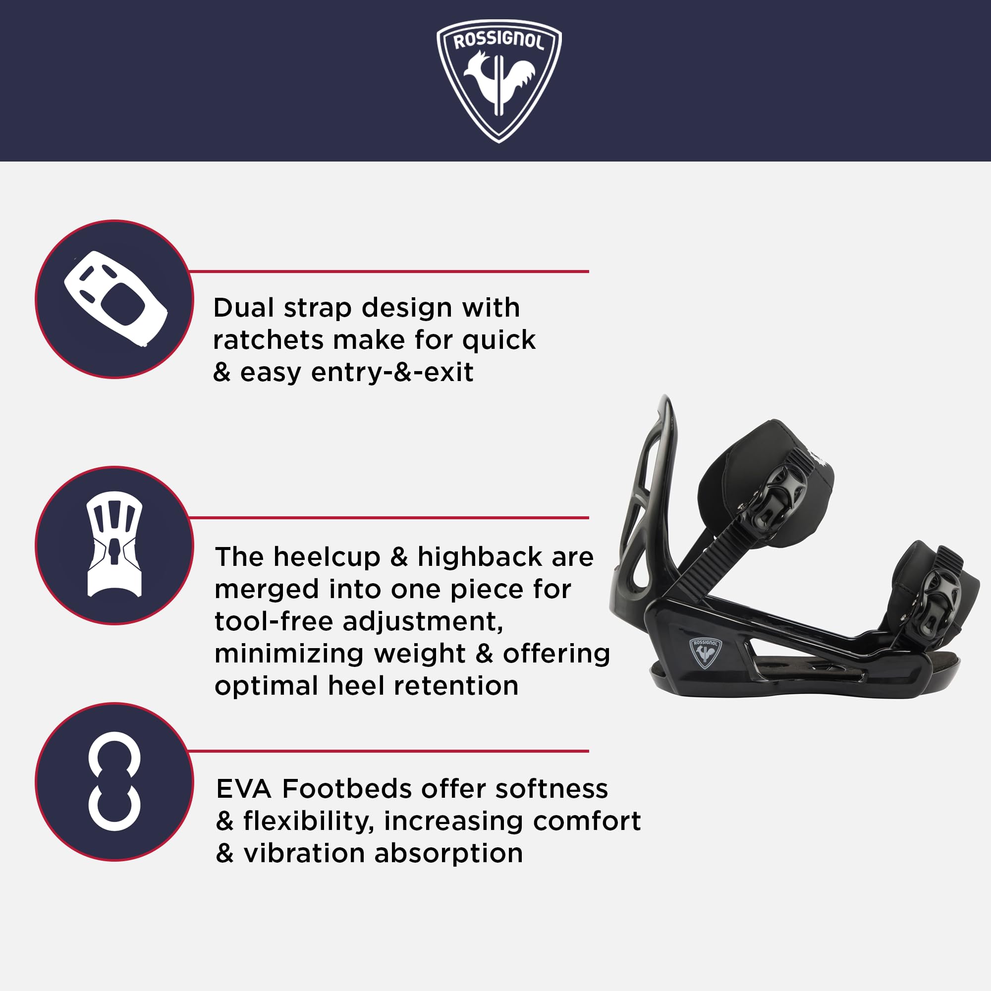 ROSSIGNOL ROOKIE スノーボードビンディング キッズ Amazon.com : Rossignol Rookie - Snowboard Binding for Kids