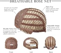 Esmee Női Paróka 61 cm - Hosszú Göndör Szőke Haj Frufruval, Hőálló Szintetikus Műhaj 180°C-ig, Állítható Fejméret 7
