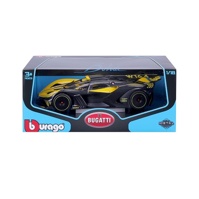 Foto 2 de 2 de Bburago Bugatti Bolide - Juego de Coches con Escala 1/18 para niños y Adultos, Modelo Deportivo 2022…