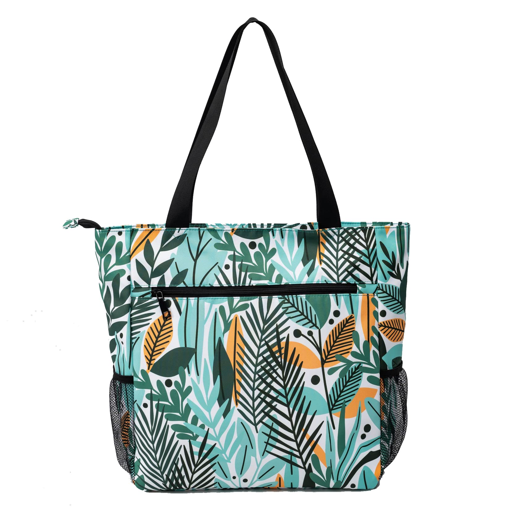 Solance Bolso grande para compras, bolso de hombro, gimnasio, playa o viaje con bolsillos