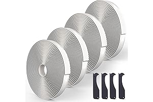 4 Pack Butyl Tape Bulk,1/8" x 3/4" x 30 ft, White Butyl Sealant Tape