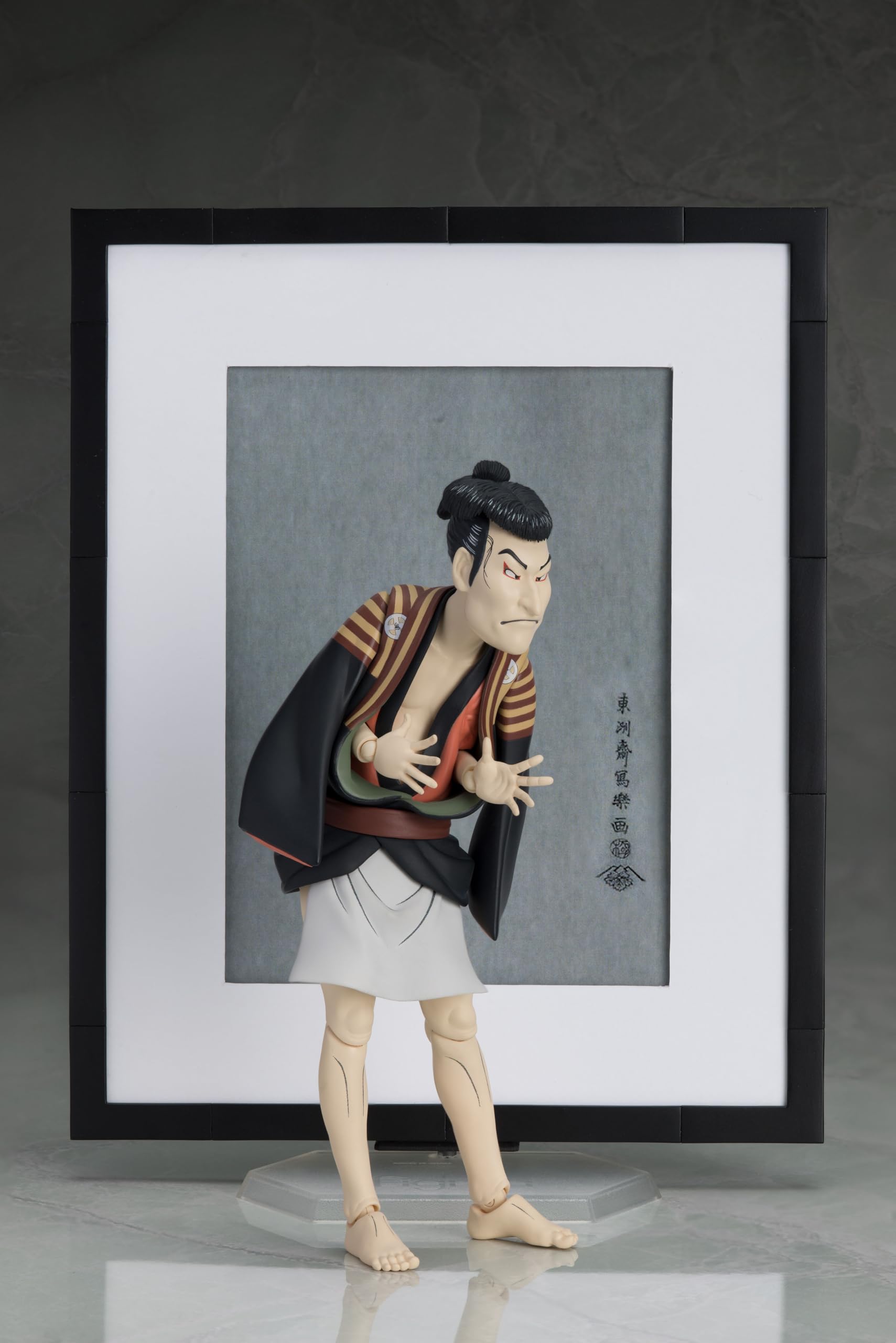 ⭐️新品・未使用⭐️絡繰魂　写楽　三世大谷鬼次の奴江戸兵衛　スカジャン Mサイズ 三代目大谷鬼次の奴江戸兵衛」ジークレープリント ポストカード