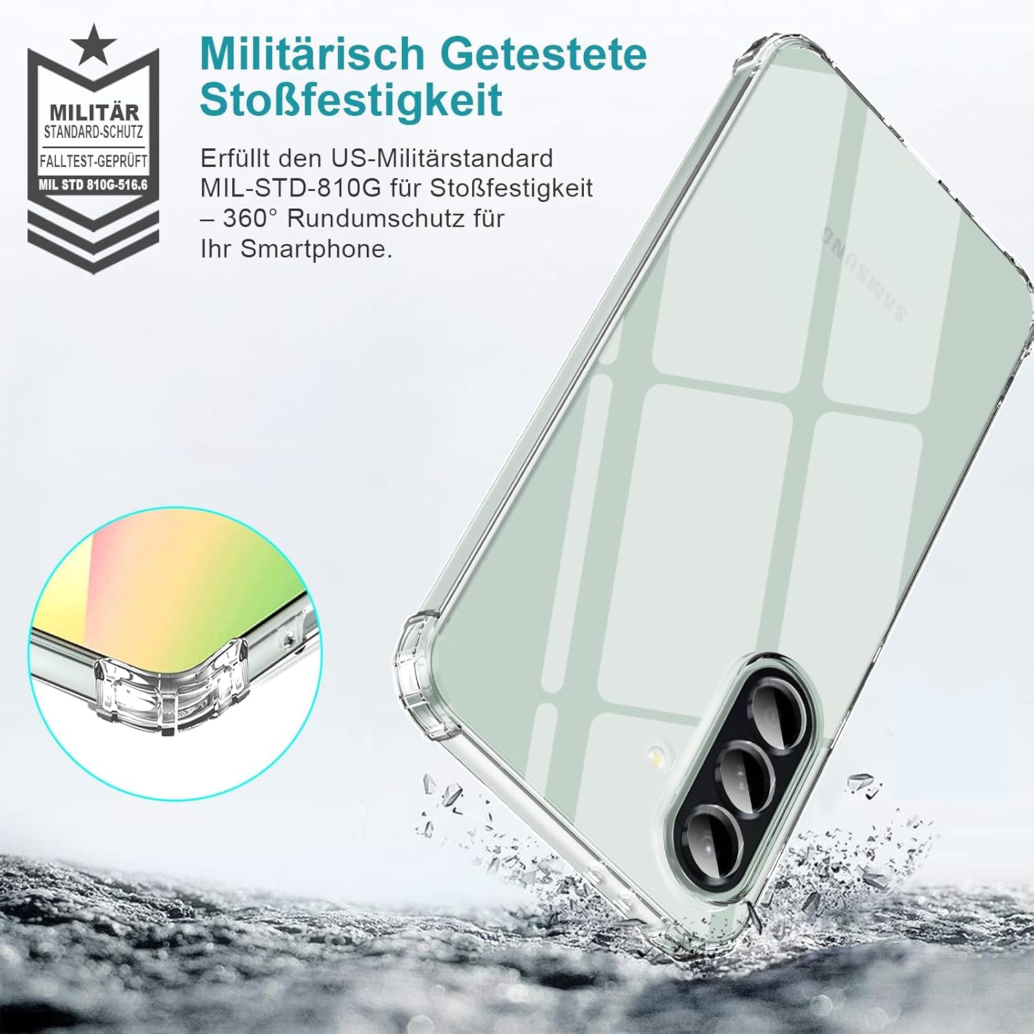 LeYi Etui do Samsung Galaxy A56 5G z 2 szkłem hartowanym, pancerz przezroczysty miękki silikon czysty miękki TPU żel zderzak, oryginalny cienki kryształ, odporny na wstrząsy futerał na telefon Samsung