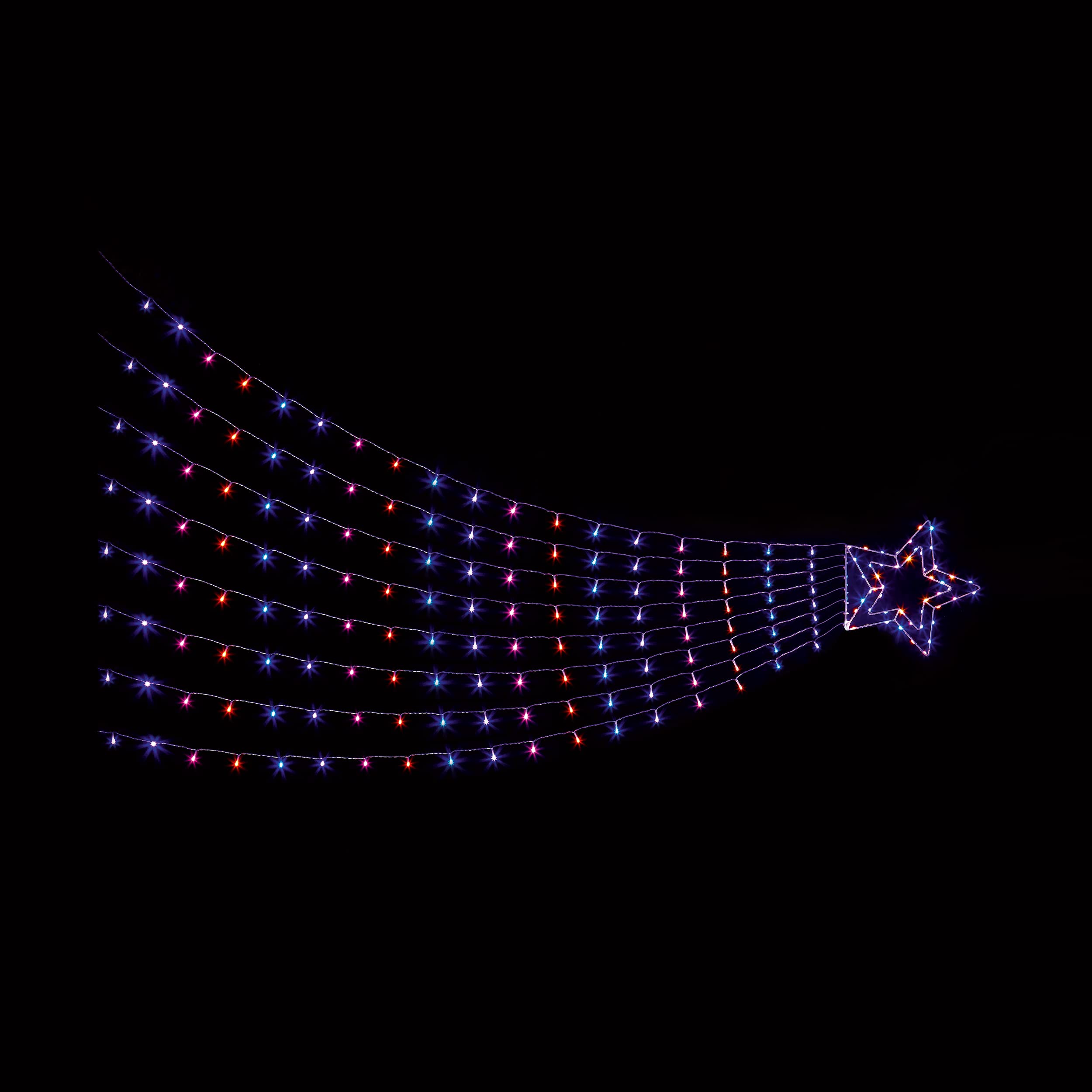 Premier Shooting Star 3m Multi Action 320 LEDs - Rainbow