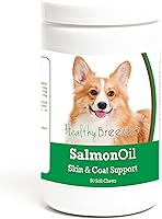 Vista 399 de Healthy Breeds Golden Retriever - Aceite de salmón masticable suave, 90