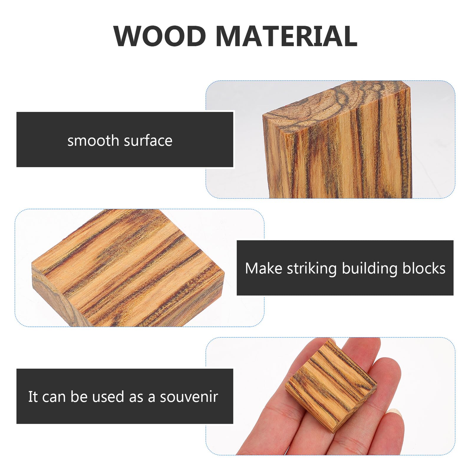24 Pezzi Anelli di Legno per Fai da Te, Materiali Artigianali in Materiale Sintetico Superfici Lisce e Facili da Incollare, per Sessioni di Bricolage Artigianale Stili multipli