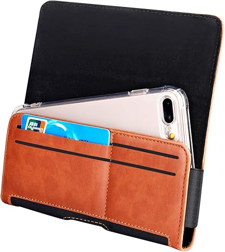 Miniatura 6 de Funda para iPhone XS MAX para Gcepls iPhone XR con clip y correa para iPhone 8 Plus, iPhone 7 Plus/Galaxy S9 Plus con una funda fina, ranura para