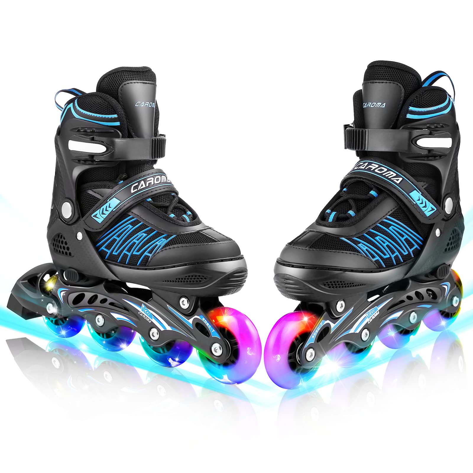 Buy Caroma Adjustable Inline Skates for Girls Boys Women Men with Full