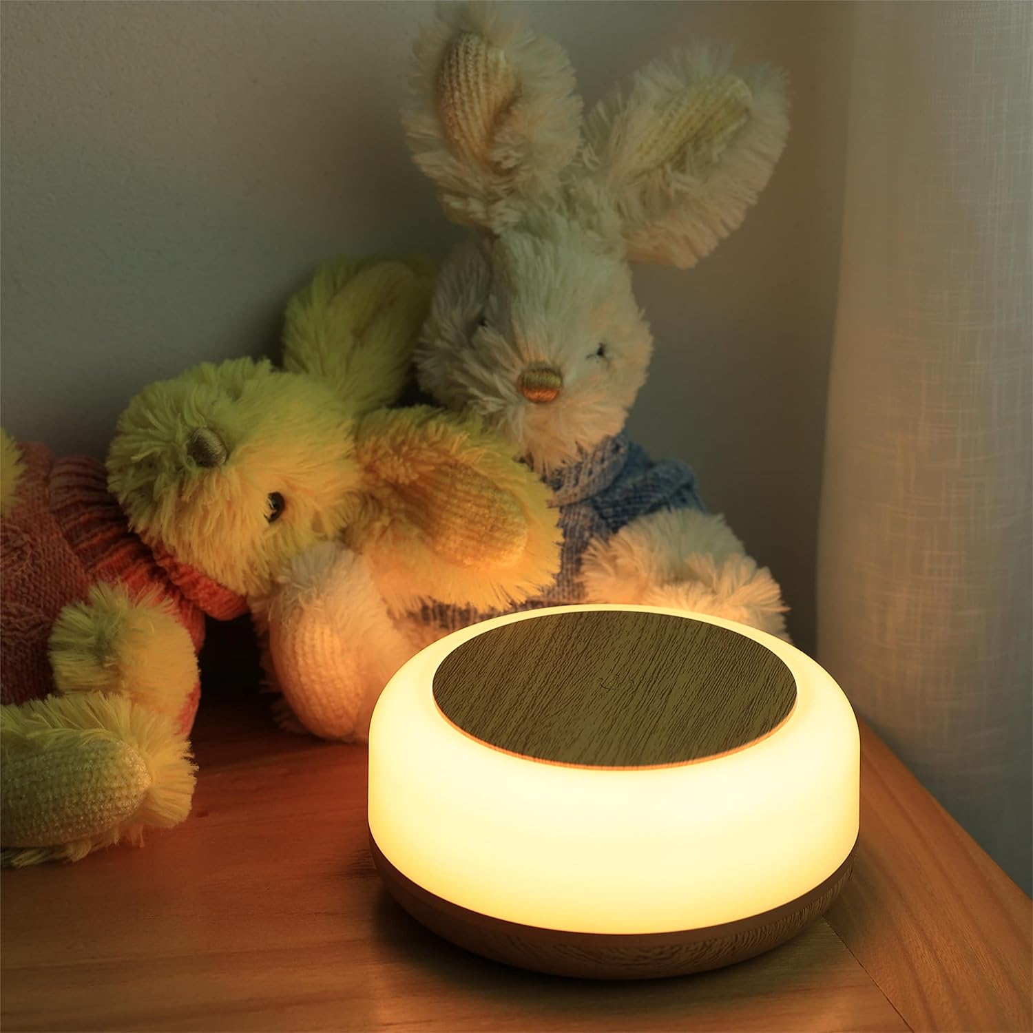 Nursery Night Light, Baby Night Light with Dimmable 3 Color Light LED