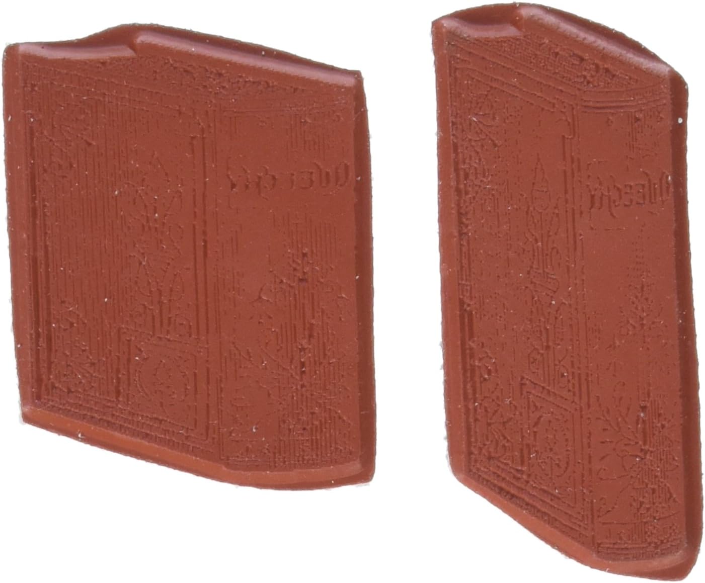 Paper Parachute ATS004 Book Set No.1 Art Tartz Cling Rubber Stamps, 3" by 2", Red