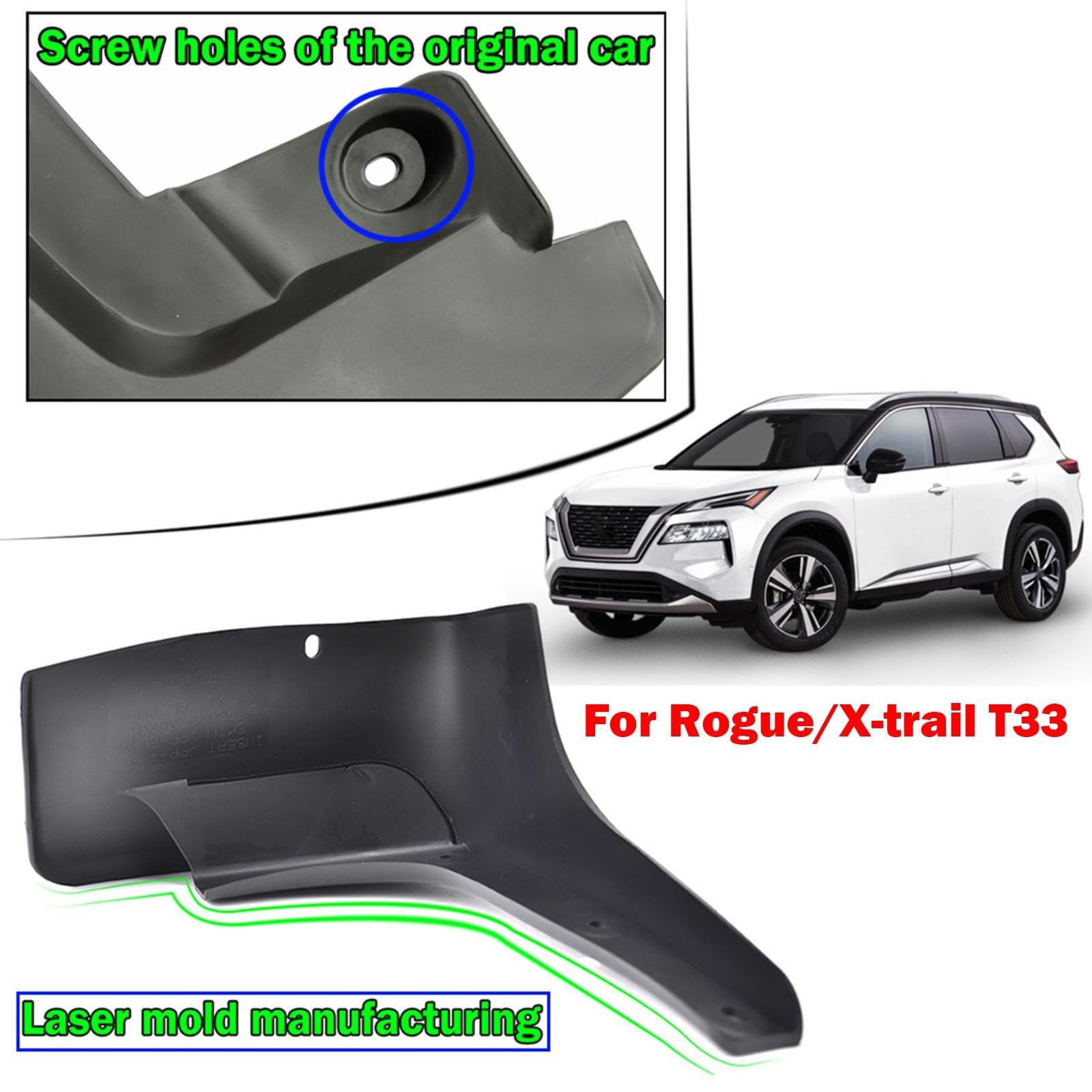 4 pz Auto Modellato Anteriore Posteriore Paraspruzzi Paraspruzzi, for NISSAN, Rogue, for X-TRAIL, for Xtrail, T33 2021 2022
