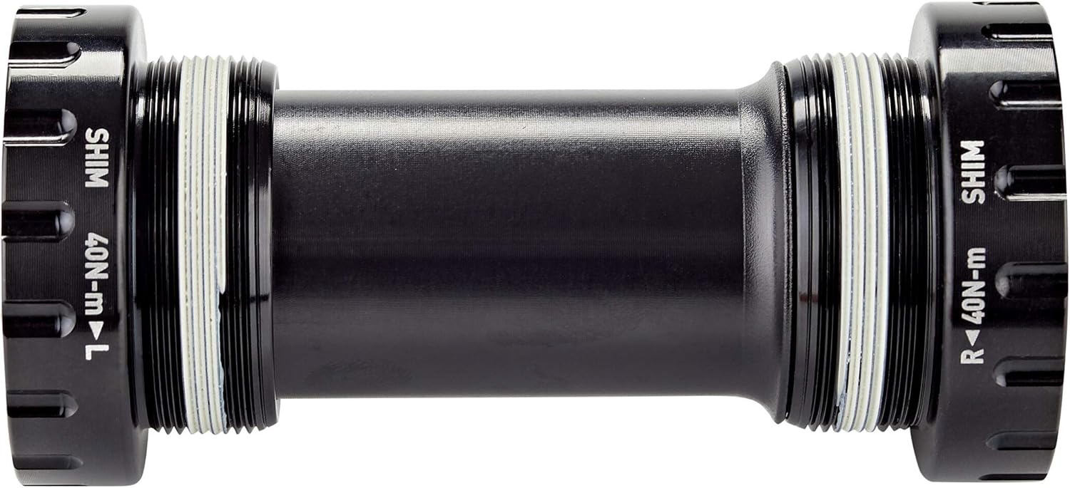 Praxis BSA 68/73mm Bottom Bracket, side view with markings