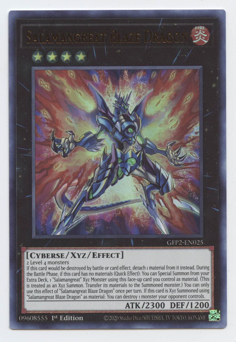 Amazon.com: Salamangreat Blaze Dragon - GFP2-EN025 - Ultra Rare
