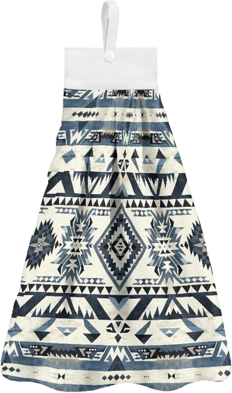 ZFRXIGN Southwest Aztec Hand Towel for Bathroom Set of 3 Soft Hanging Hand Towels for Hotel Spa Absorbent Bath Fingertip Towels Washable Hand Dry Towel with Hanging Loops Buttons