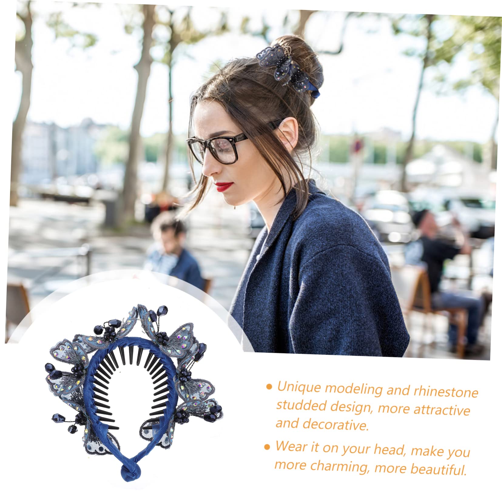 minkissy 5stücke Kreativer Haarschmuck Mit Strass Große Handgefertigte Haarspange Für Wunderschöne Haaraccessoires Für Hochzeiten Und Partys Dekorative Haarklammer
