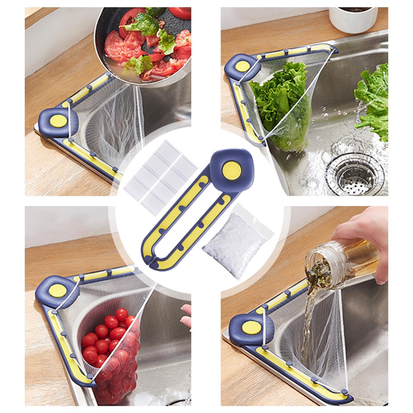 Suction Cup Corner Sink Strainer Triangle Corner Sink Strainer ...
