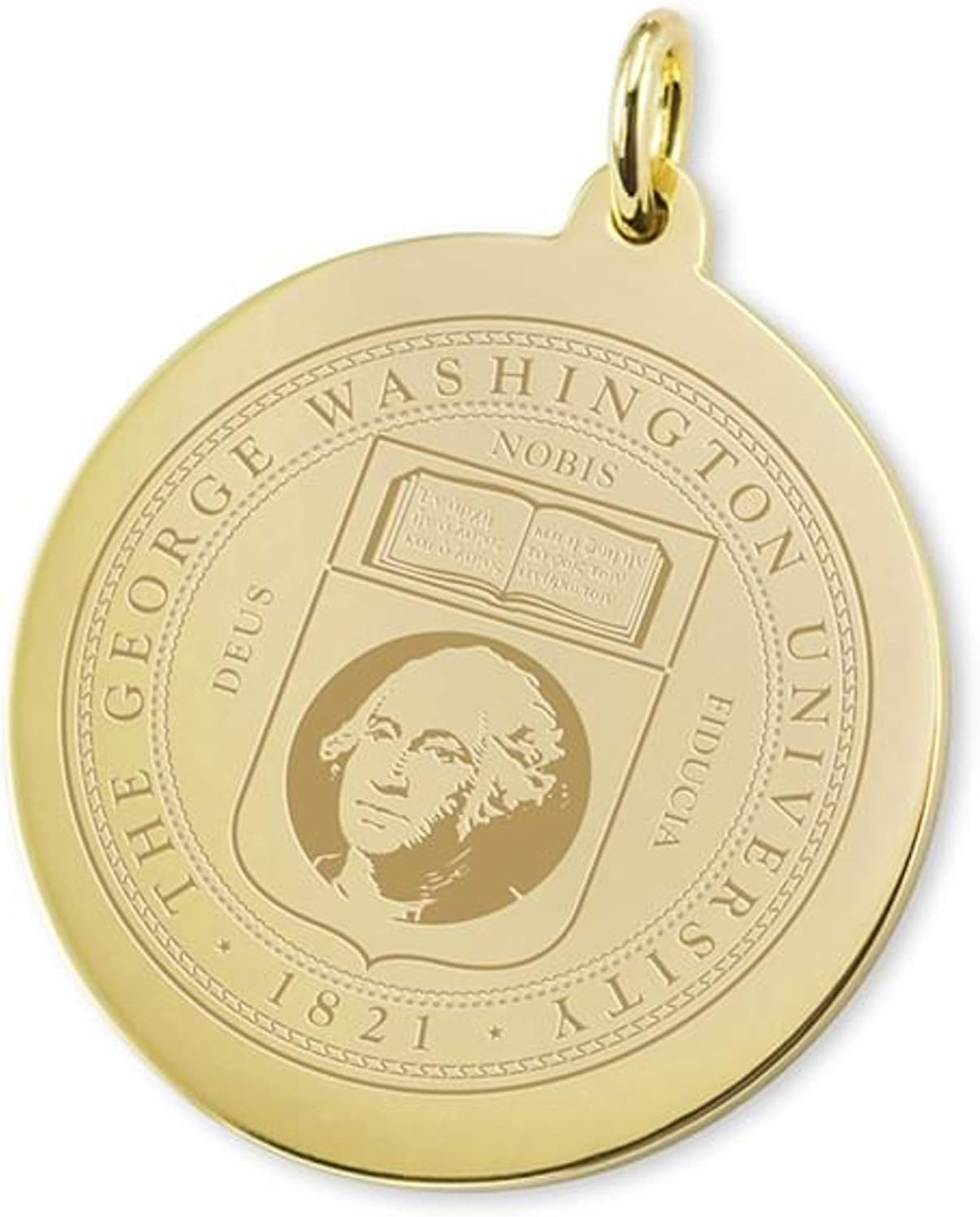 M. LA HART George Washington 14K Gold Charm