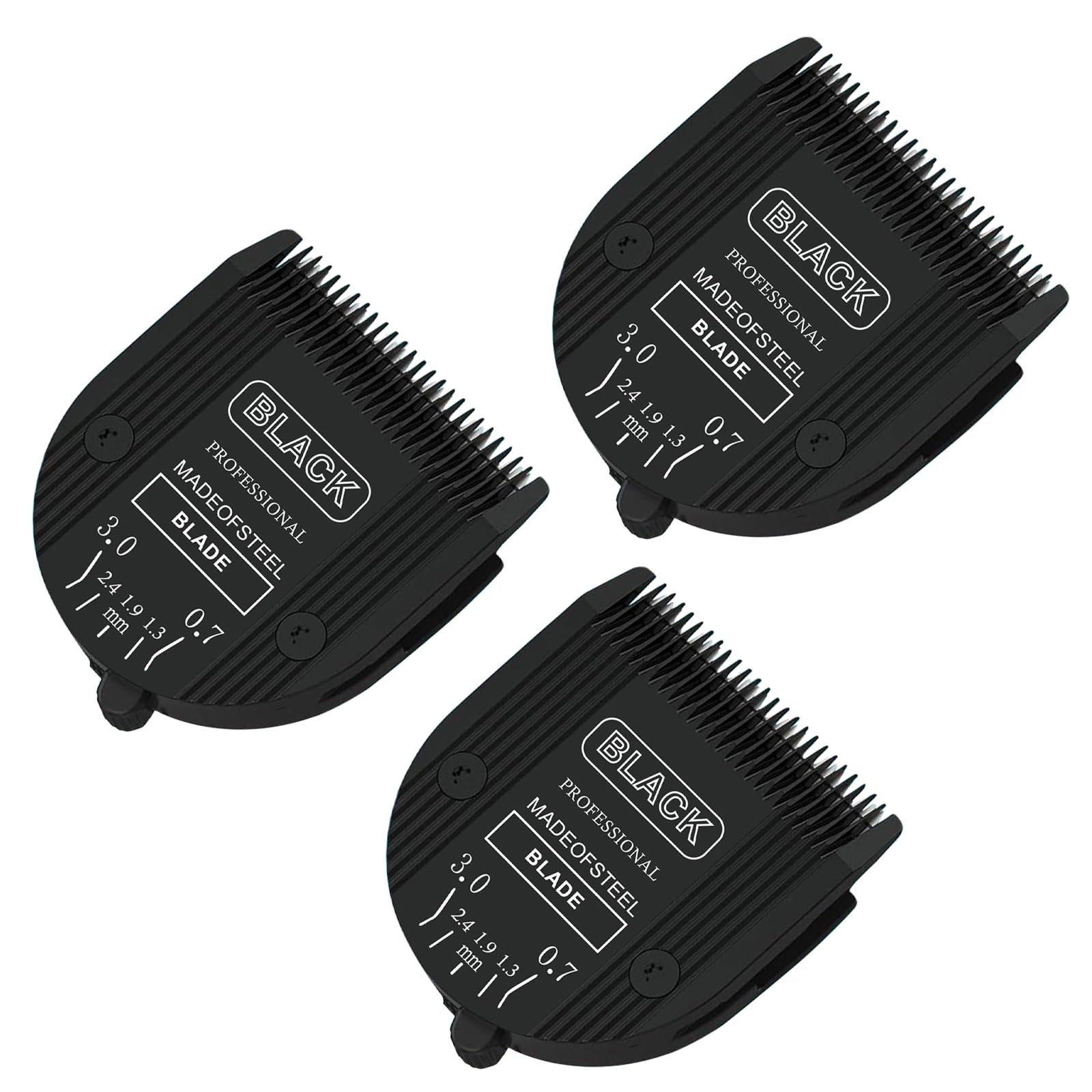 colorski 3PCS Adjustable 5 in 1 Replacement Blades Compatible with Wahl 5 in1 Clipper Bravura, Chromado, Creativa, Figura, Motion, Supergroom Dog Grooming Clippers (Black)