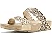 FitFlop Lulu Multi-Tonal Glitter Slides - Pair View