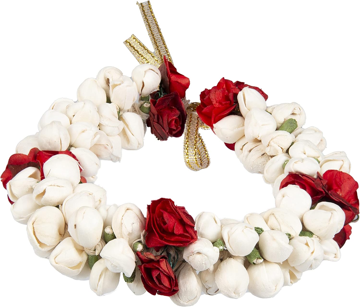 Aakarshana Jewels Hair Accessories Indian Traditional Style red and White