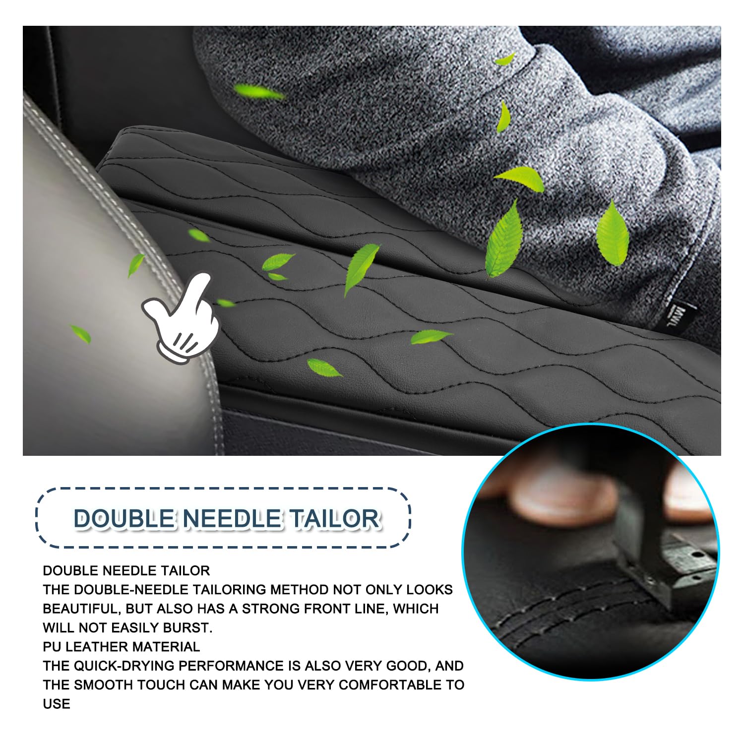 Ruiya Compatibile con 2025 2026 Peugeot 3008 GT Allure E-3008 | 5008 E-5008 Copri Bracciolo, Copertura per Bracciolo Centrale Copri Braccio Copertura Protezion Bracciolo Protezione e3008 Accessori