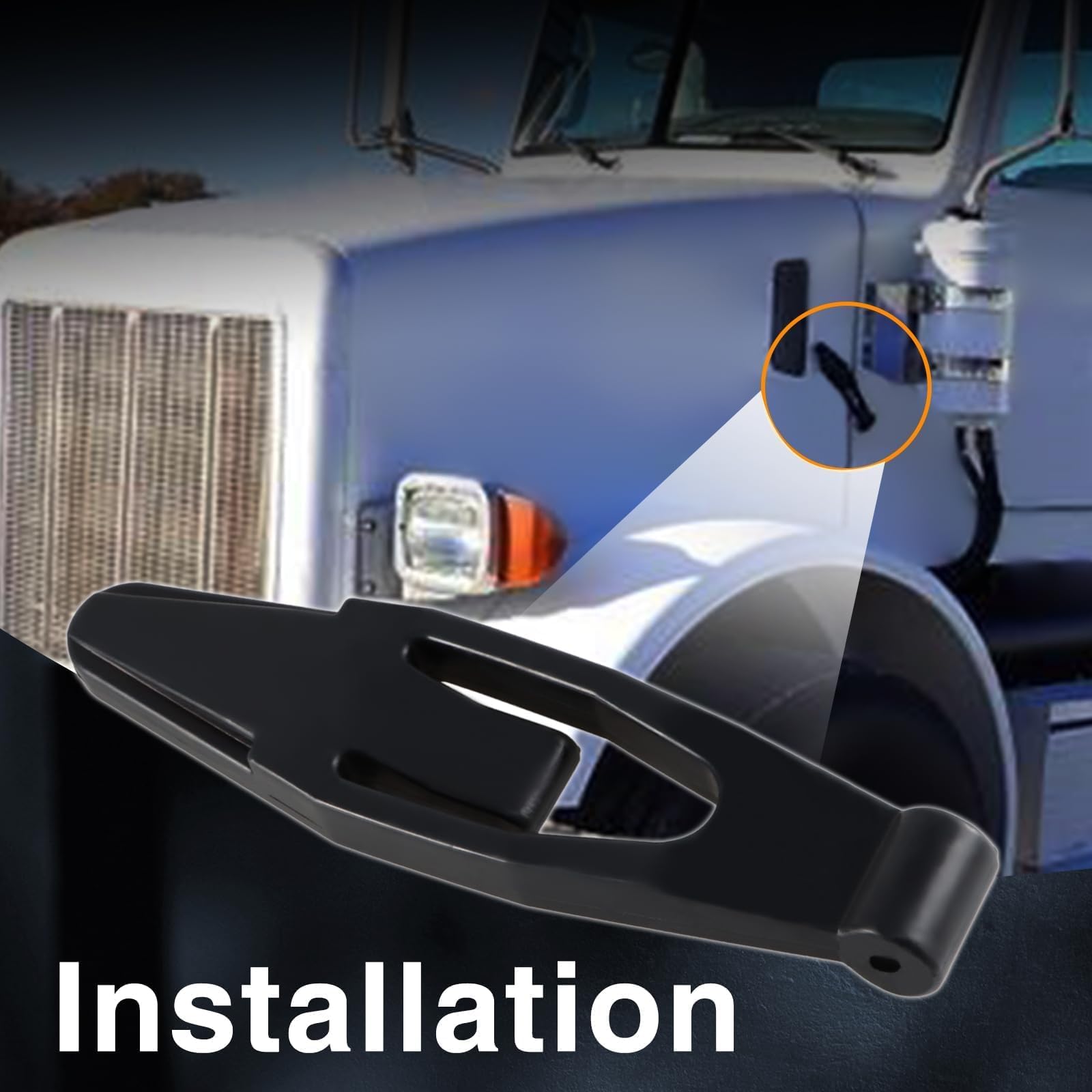 Amazon.com: HIMARKLIF Pair Hood Latch Base Strap Compatible with