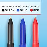 Paper Mate Ballpoint Pens, Write Bros. Blue Ink Pens, Medium Point (1.0 mm), 12 Count