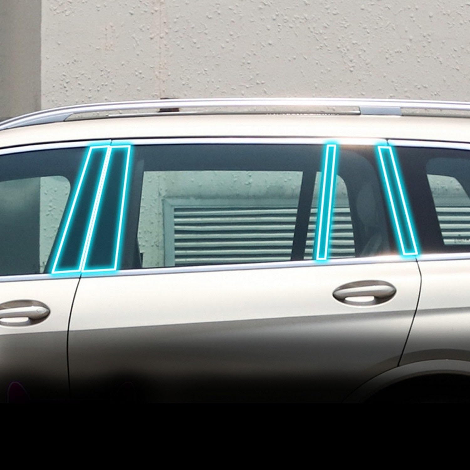 Film de protection PPF transparent en TPU anti-rayures fenêtre voiture BMW G07 X7
