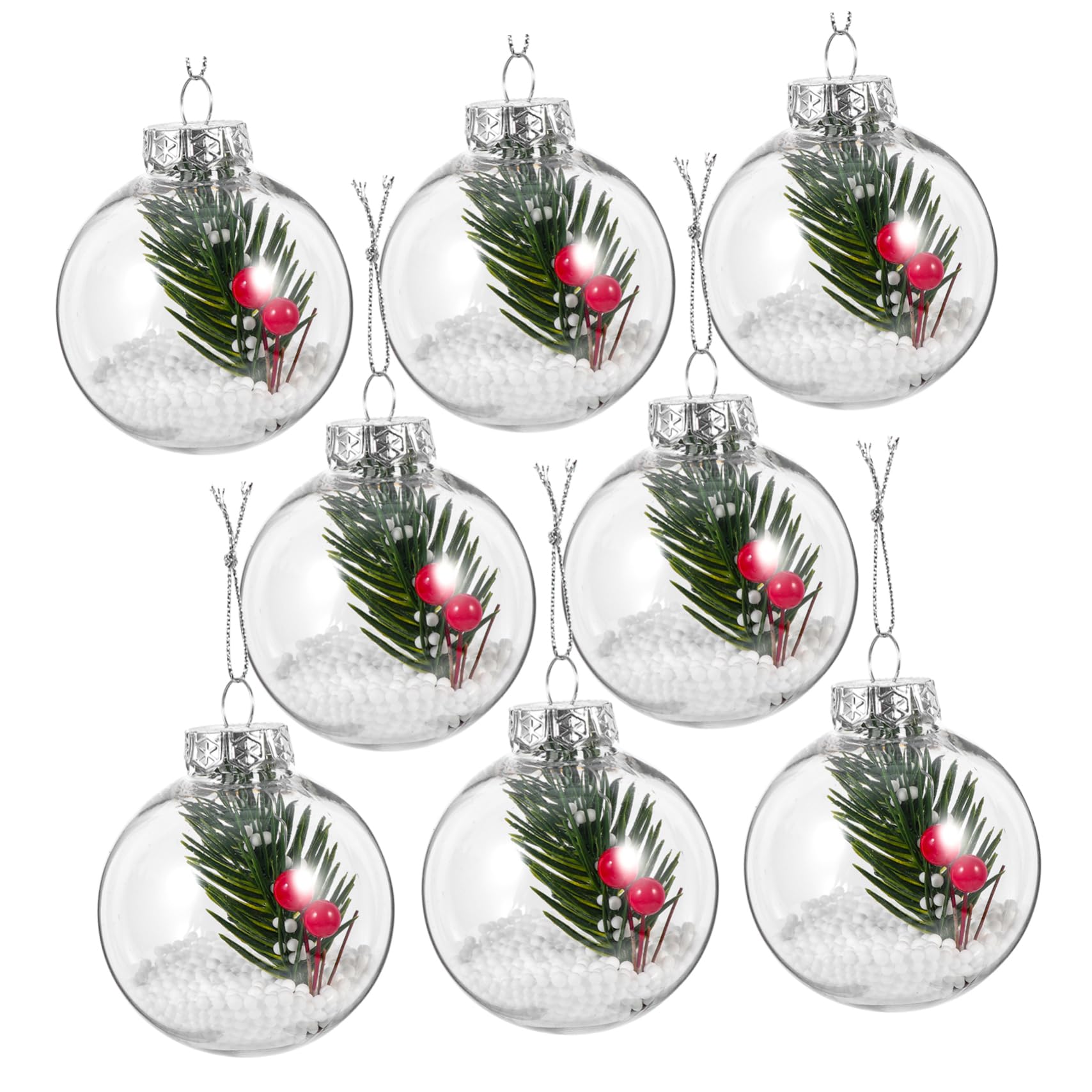 Ornement d'arbre de Noël et suspensions Xmas Tree : kit Cabilock de 60 pièces