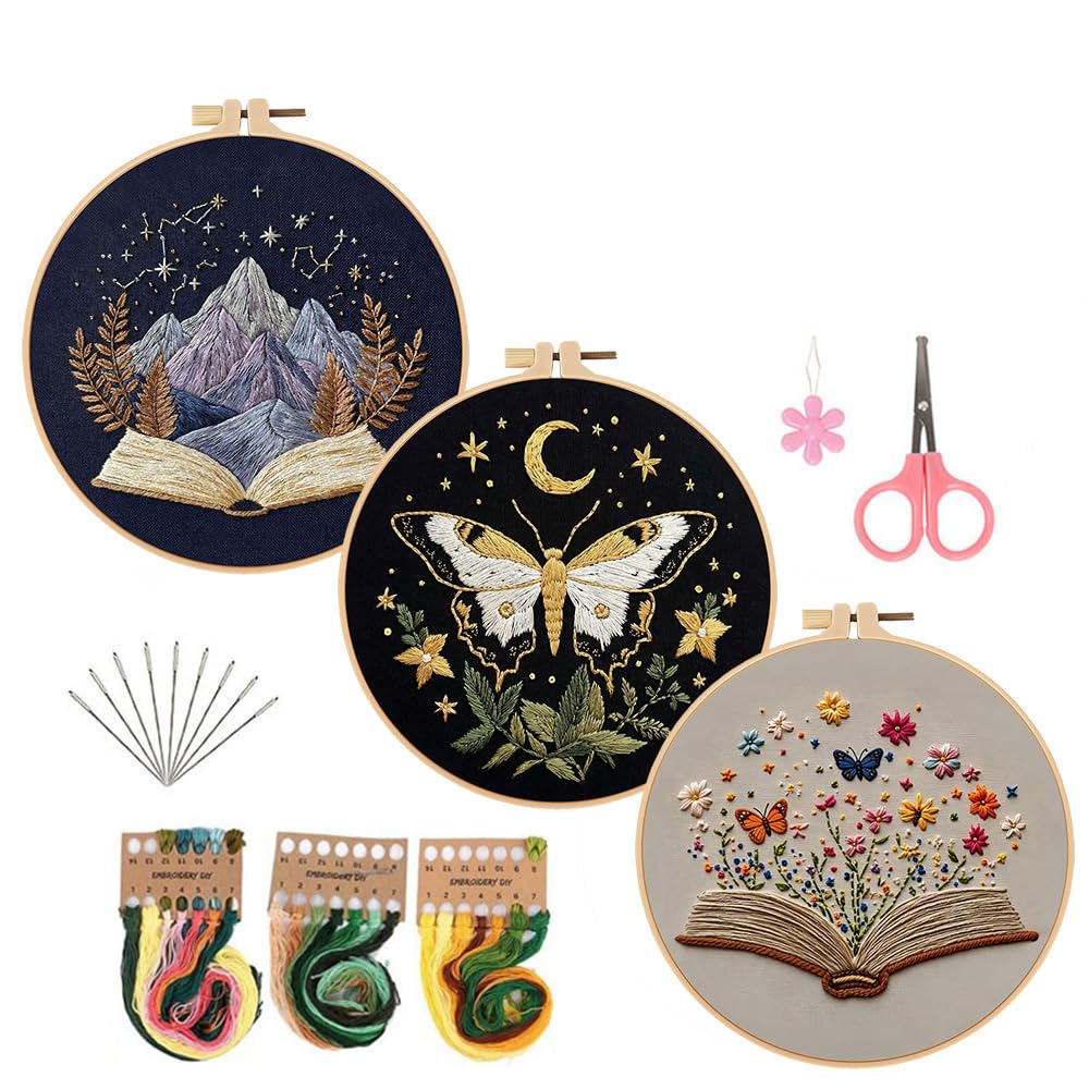 DIY Embroidery Kits for Adults - Elf Flower Fairy -6 DIY Embroidery Kits for Adults - Elf Flower Fairy -6
