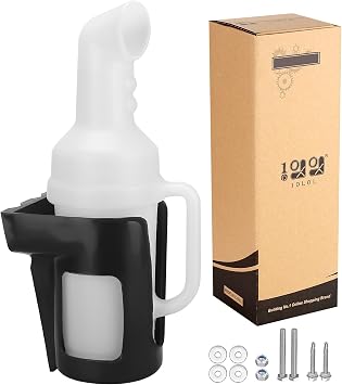 10L0L Universal Golf Cart Sand Bottle with Holder for Yamaha EZGO Club Car, Divots Filler Sand & Seed Bottle, Drilling or No Drilling Available