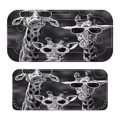Sunglass Giraffes Compatible with Switch Switch Lite Console Joy-Con Dock Sticker Skin Full Set Printed Pattern Cover