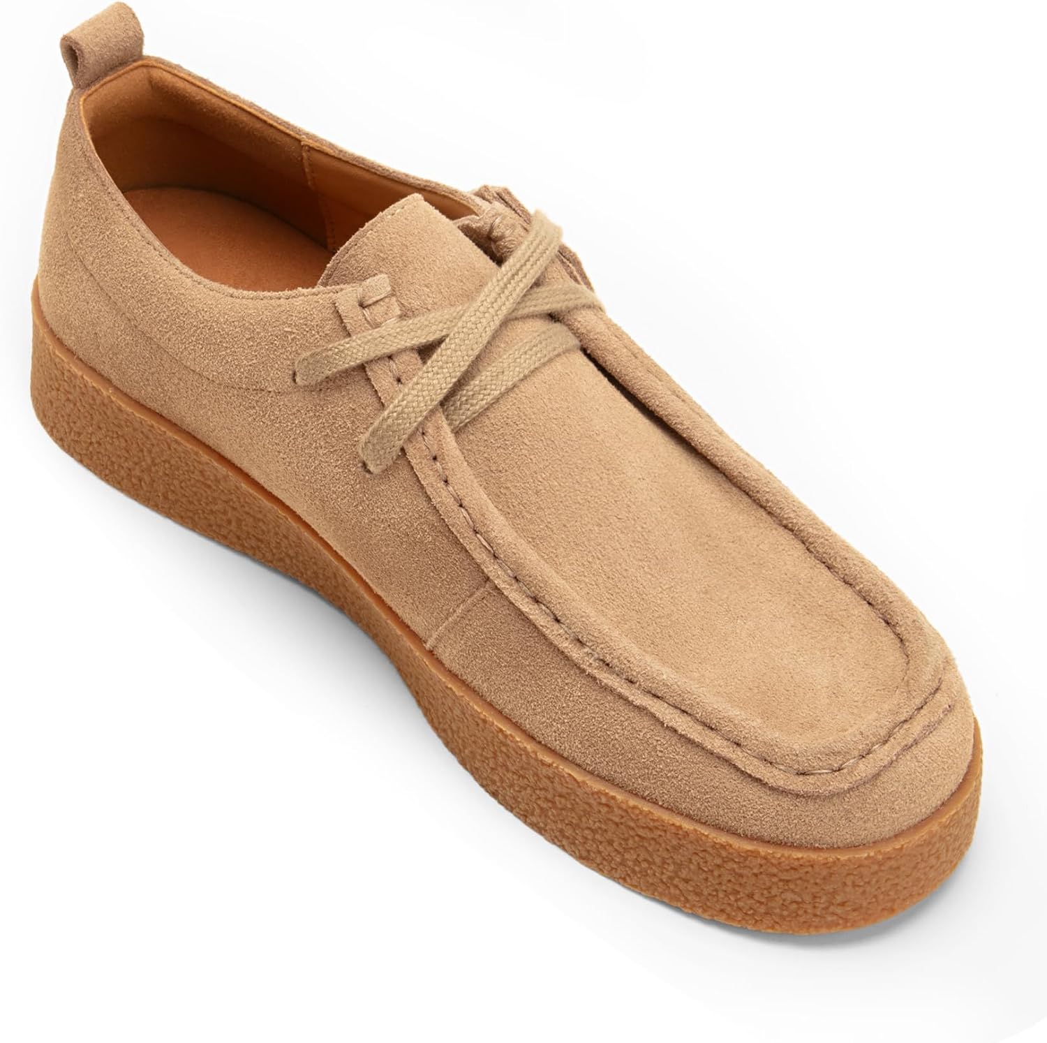 Women’s Genuine Leather Oxford Shoes – Memory Foam Loafers with Arch Support – Lightweight Non-Slip Casual Work Shoes - Image 5