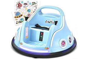 Flybar Funpark Racer Bumper Car Blue