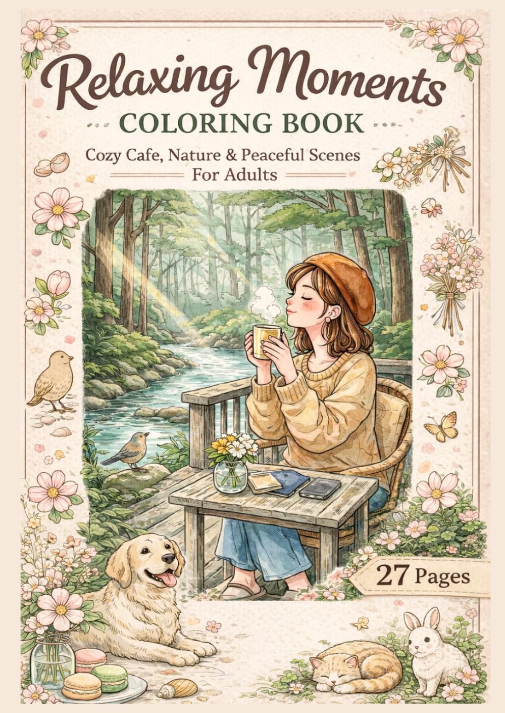 Relaxing Moments: COLORING BOOK (Quiet Freedom Series)